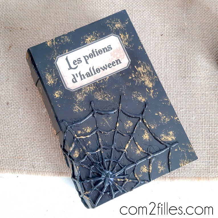 Les potions d'halloween - diy - livre carton