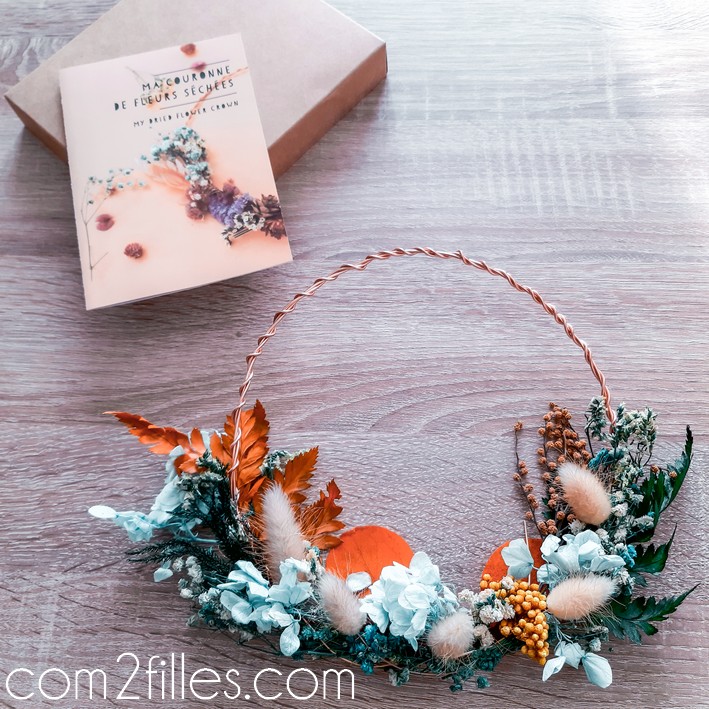 La petite épicerie - diy - couronne de fleurs séchées