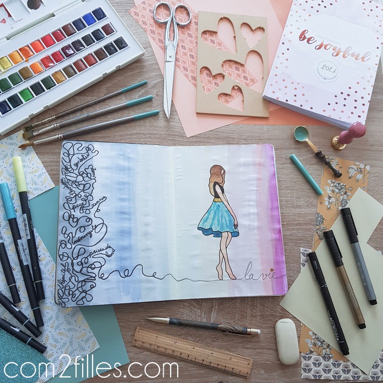 creative journal - art therapie