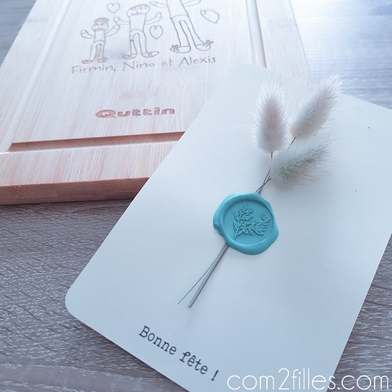 DIY - carte fleurs séchées