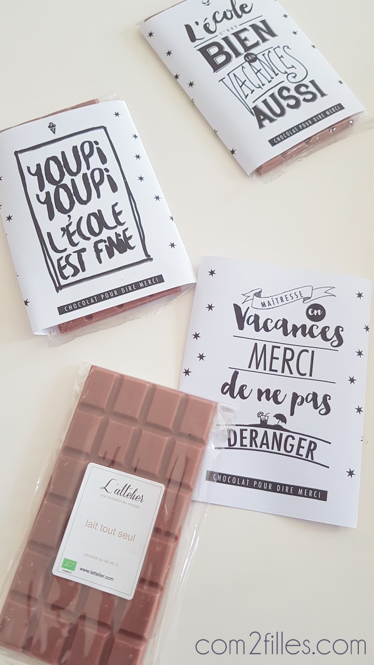 cadeau maitresse - chocolat attelier saint-nazaire