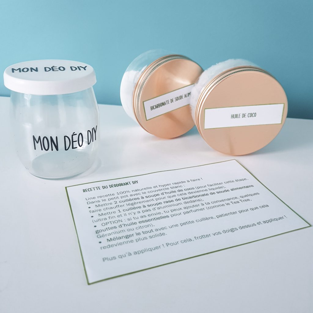 déo diy - bicarbonate de soude et huille de coco