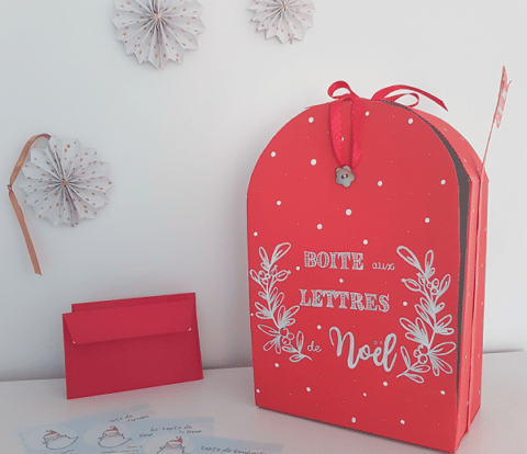 boite aux lettre noel - diy