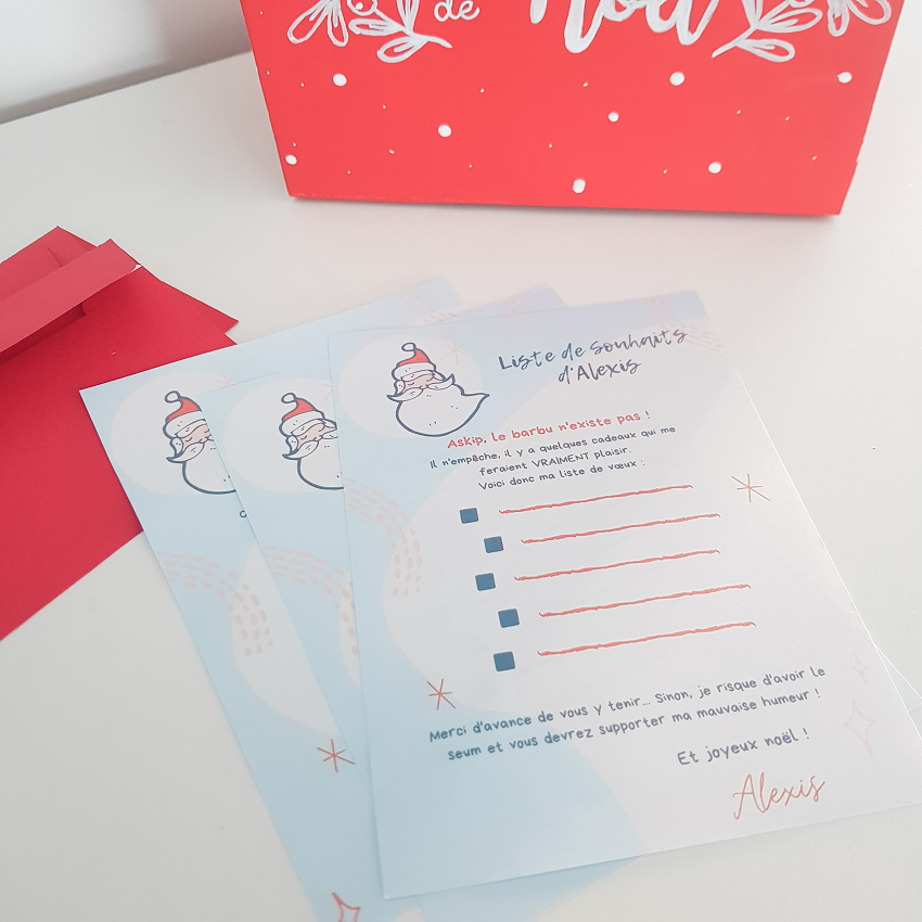 lettre pere noel pour adolescent