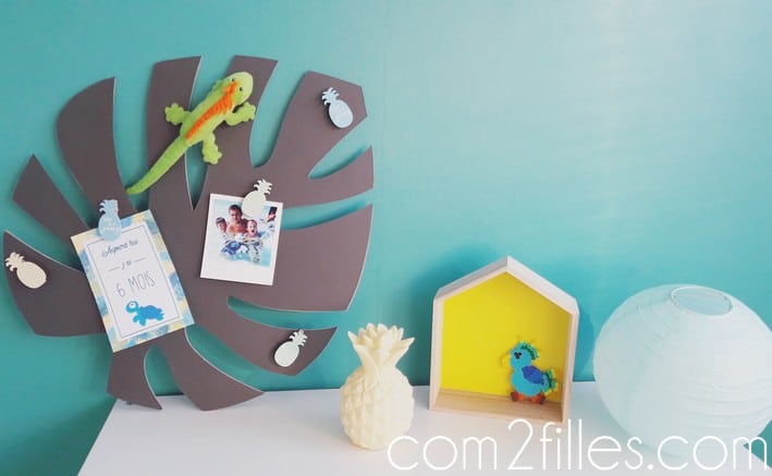 Déco tropicale pour chambre enfant